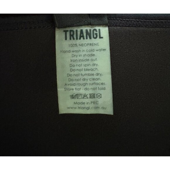 Triangl Swimwear Chloe Neoprene Bikini Bottom ONLY in White Black Medium - Picture 9 of 12